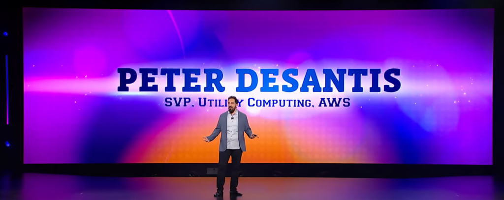 AWS re:Invent Peter DeSantis Monday Night Live