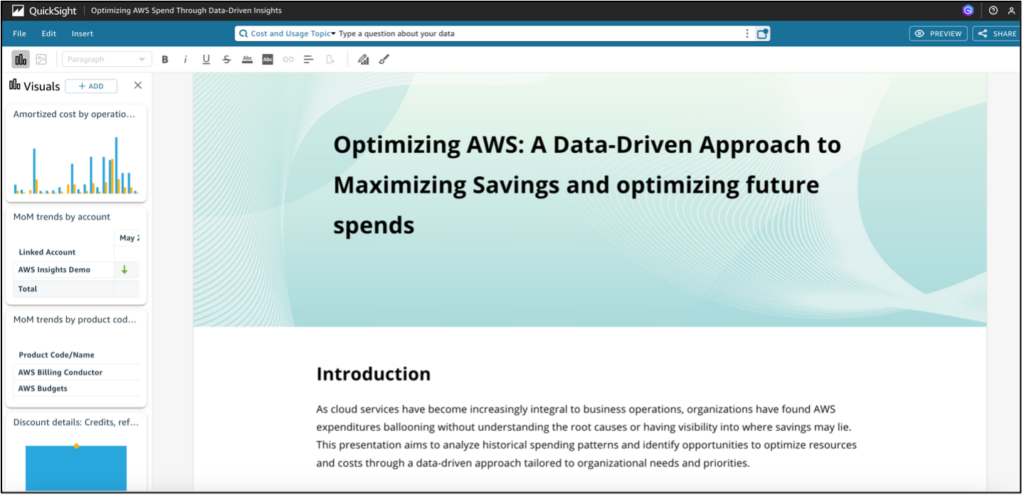 Amazon Q for AWS Cost Insights5