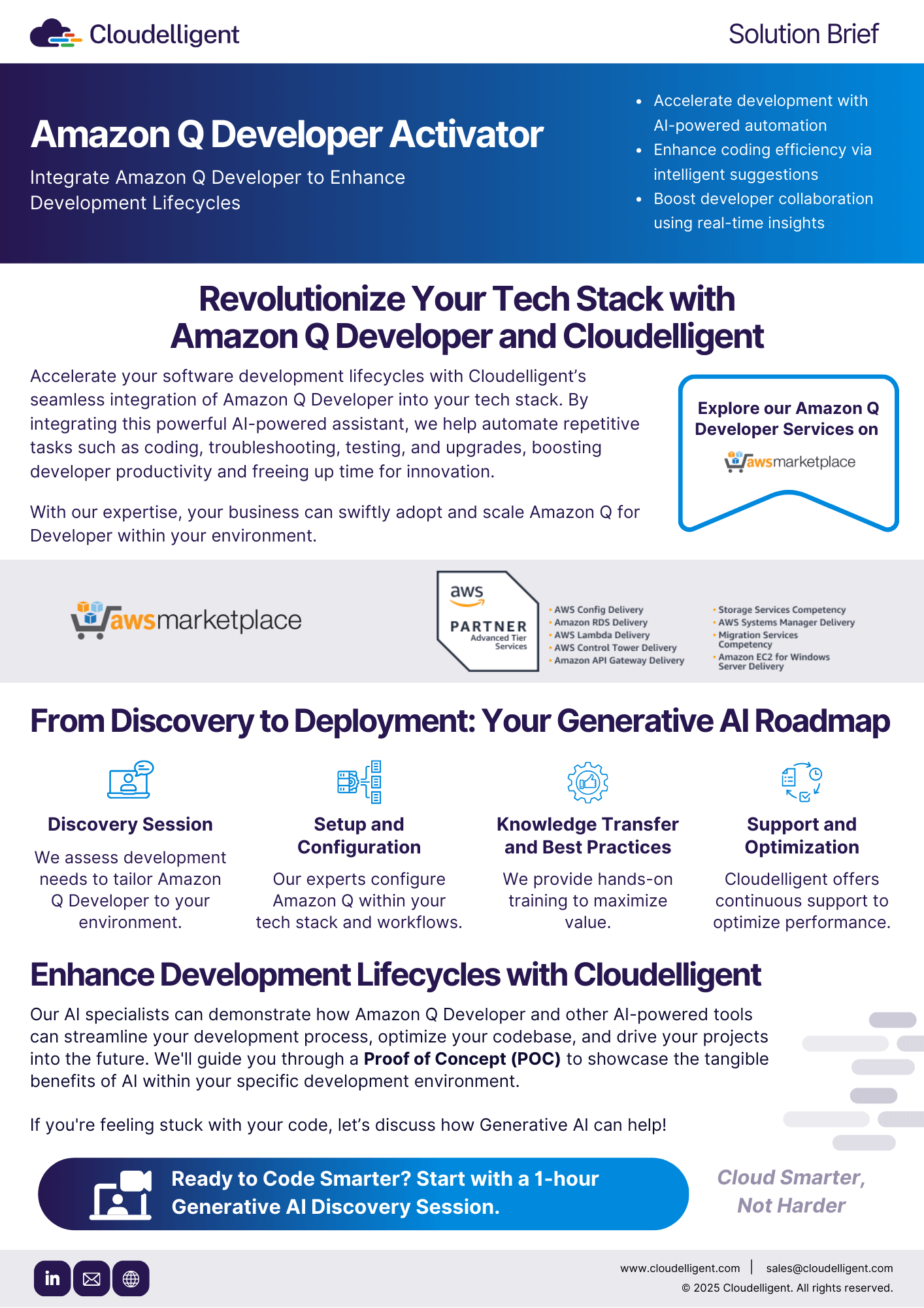 Solution Brief - Amazon Q Developer Activator