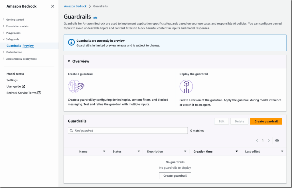 Use Amazon Bedrock Guardrails to build safer AI applications