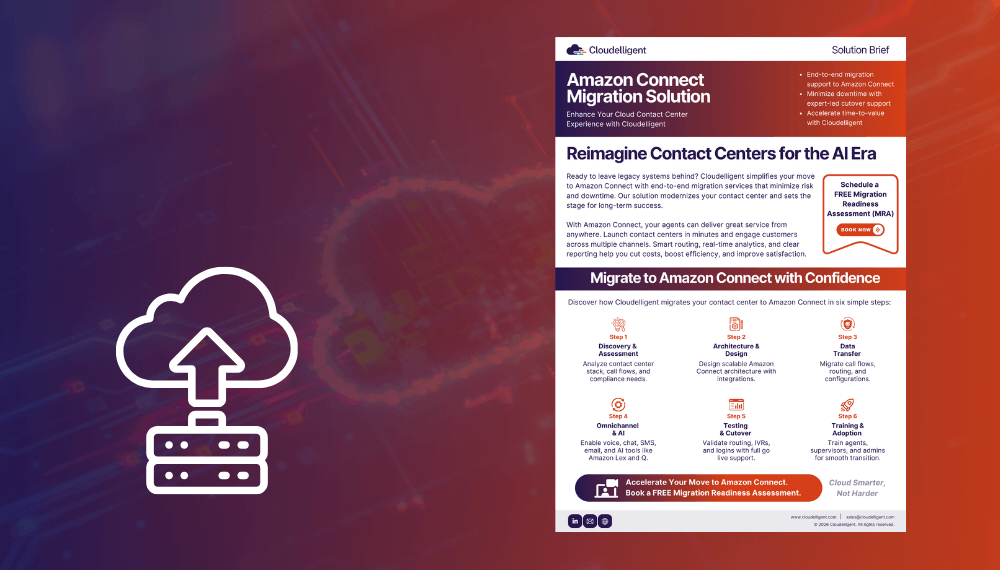 Amazon Connect Migration Solution Tile